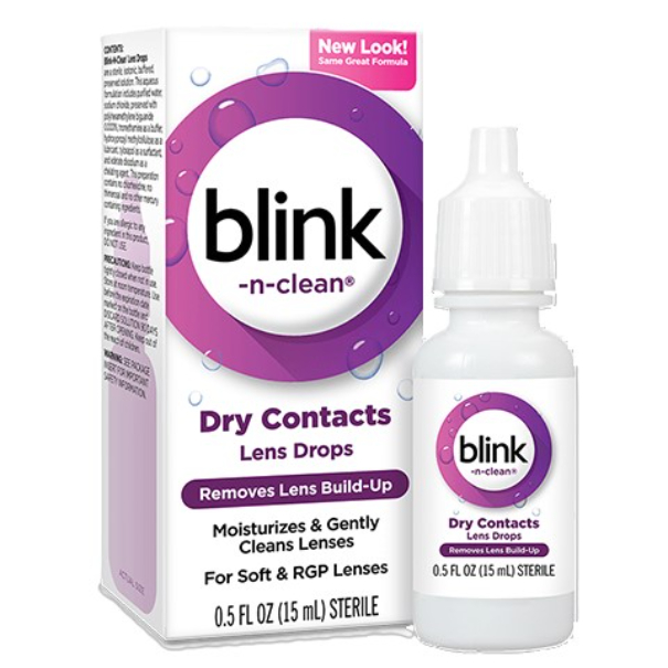 Solution de verre de contact Blink N Clean