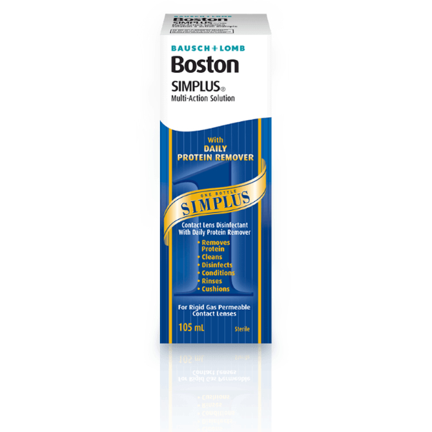 Solution de verre de contact Boston Simplus
