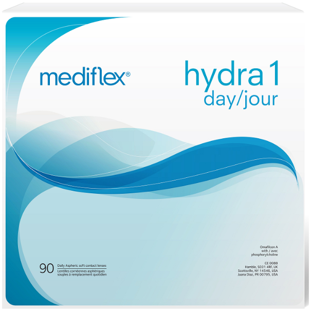 Lentilles corneénnes Mediflex Hydra 1 Day